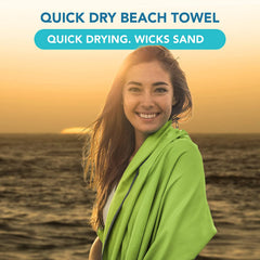 Green/Gray Towel
