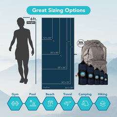 Dark Blue/Gray Towel