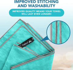 Mint/Gray Towel