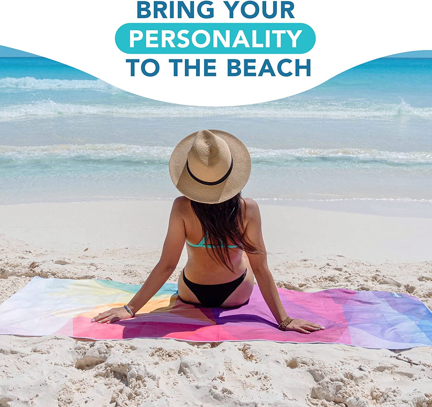 Kaleidoscope Dream Beach Towel