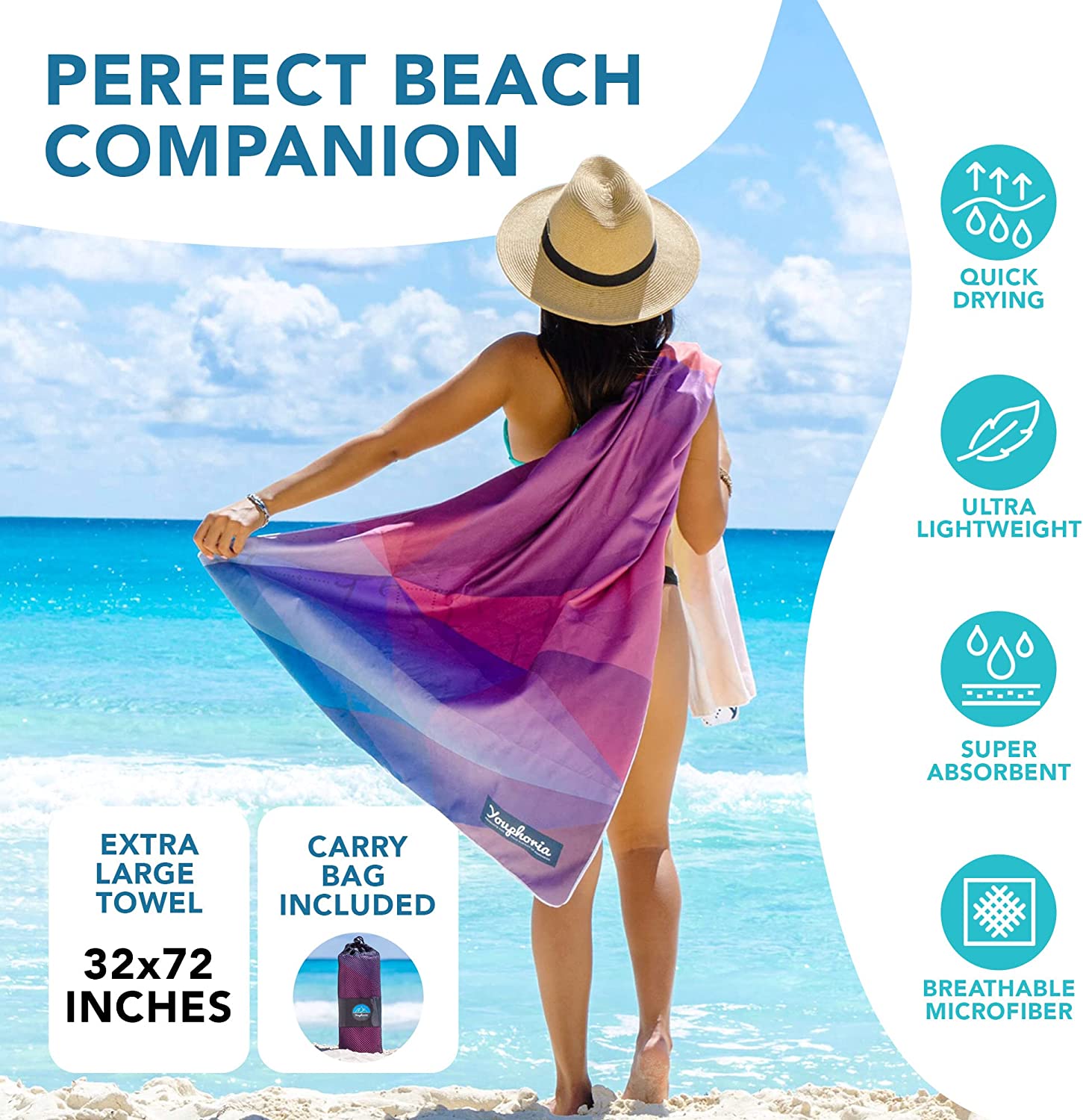 Kaleidoscope Dream Beach Towel