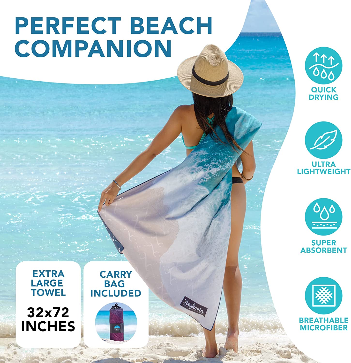 Oceanside Beach Towel