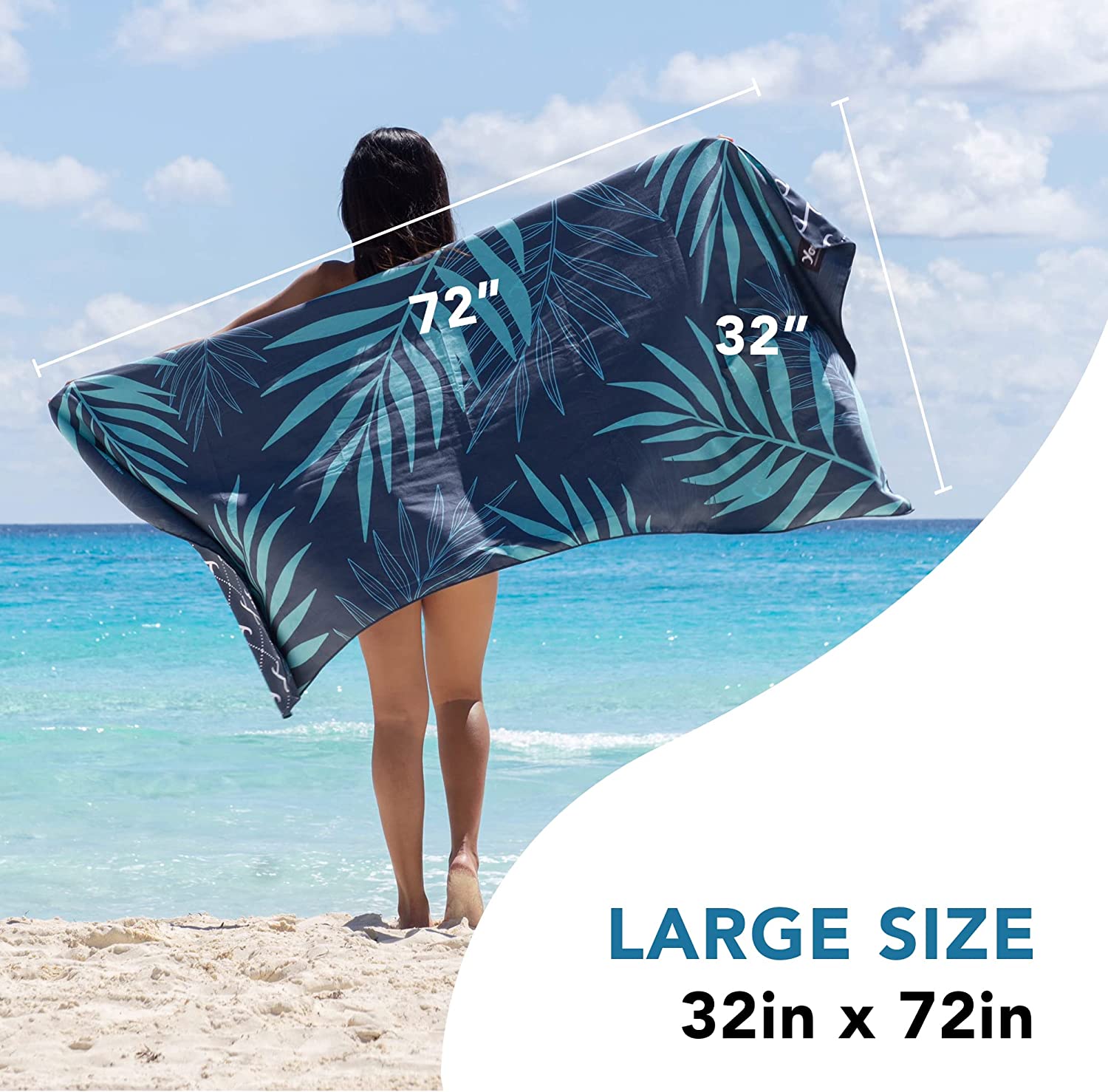 Tropic Breeze Beach Towel