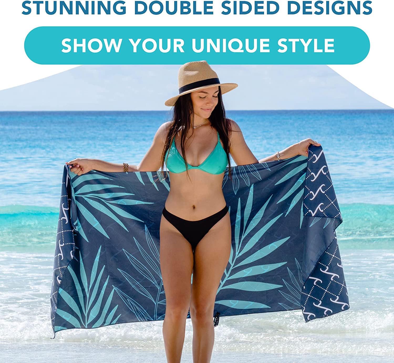 Tropic Breeze Beach Towel