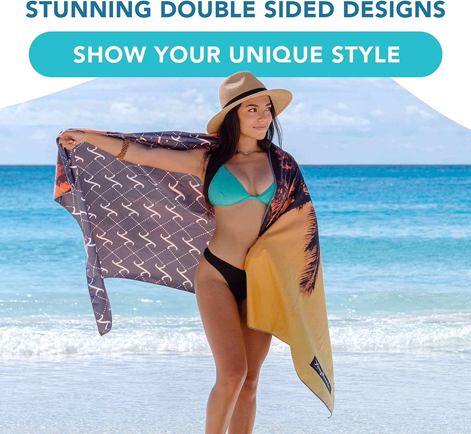 Vacation Sunset Beach Towel