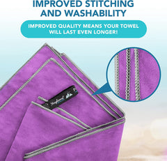 Purple/Gray Towel