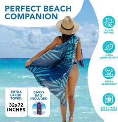 Tropic Breeze Beach Towel